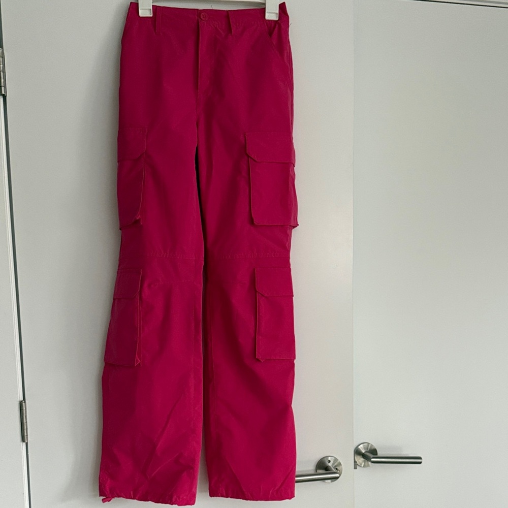 Pink Cargo Pants